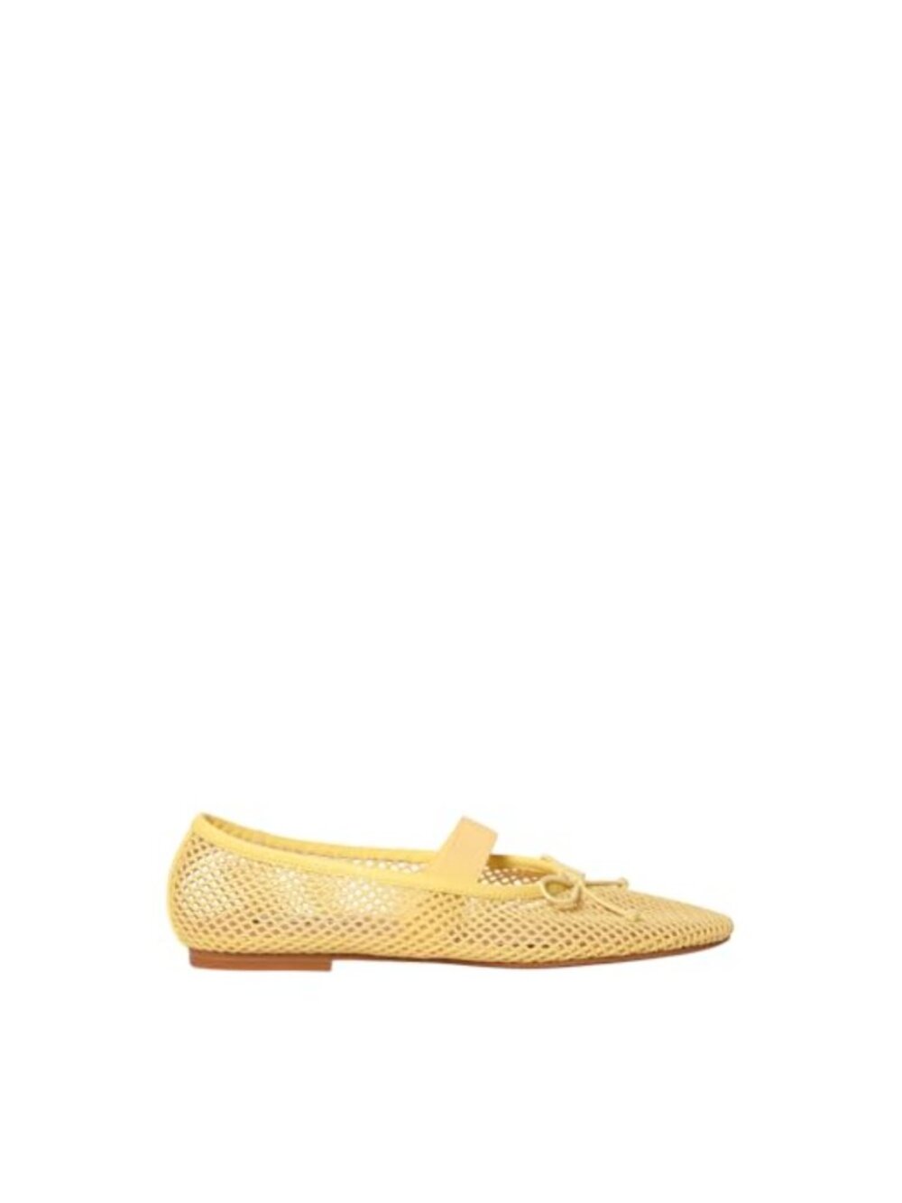 Mary Jane Flats with Mesh Upper and Bungee Closure